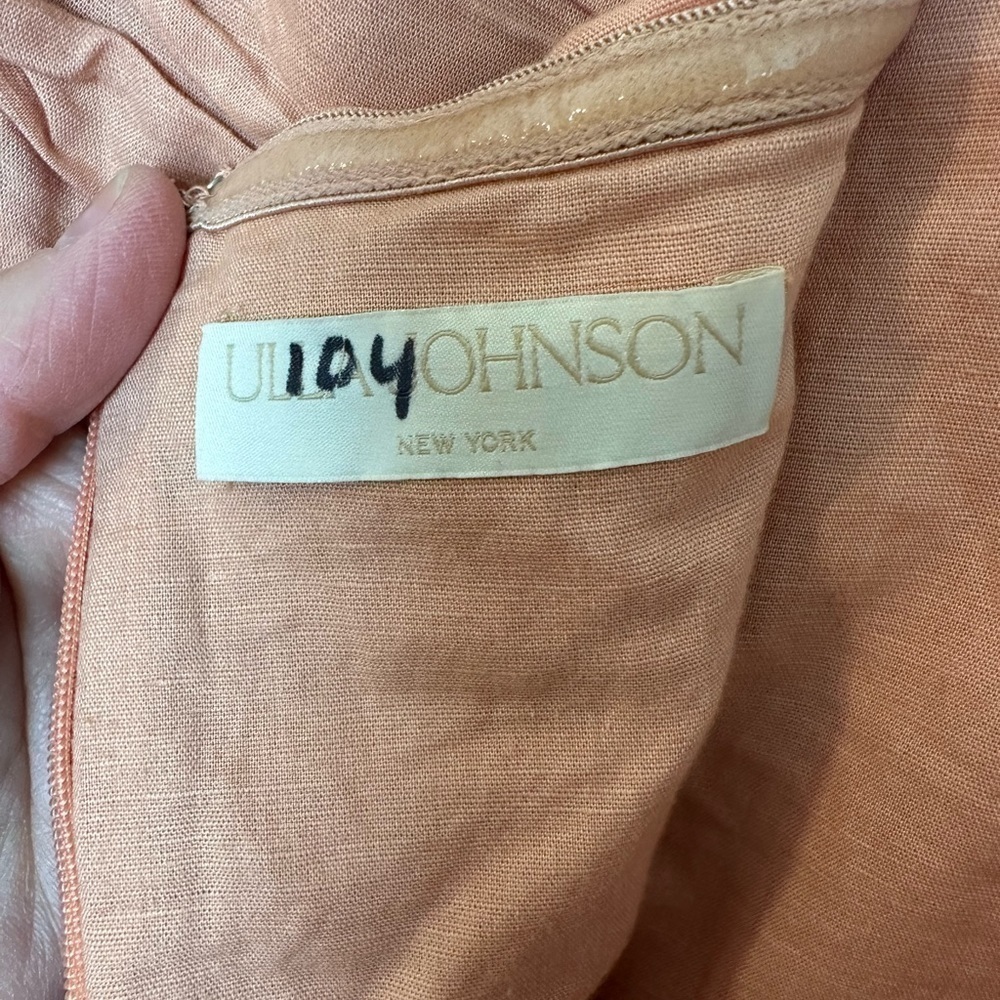 New! ULLA JOHNSON Savannah Mini Dress Azalea - Picture 10 of 11
